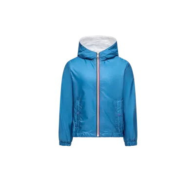 Moncler Kids' Veste De Pluie À Capuche New Urville, Garçons, Bleu, Taille: 8a In Blue