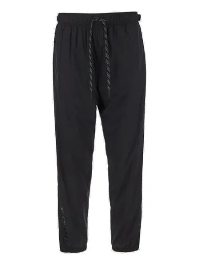 Moncler Next-level Luxury: Men's  Grenoble Drawstring Trousers In Black