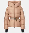 Moncler Nisene Short Down Jacket In Pink