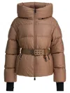 Moncler Nisene Short Down Jacket In Brown