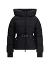 Moncler Grenoble Nisene Zip-up Belted Jacket In Black
