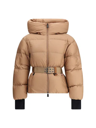 Moncler Nisene Short Down Jacket In Brown