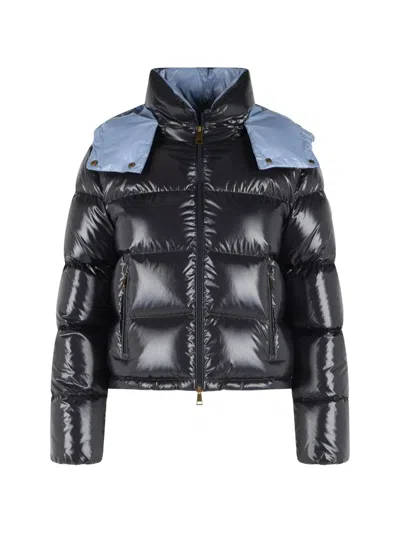 Moncler Niveole Quilted Down Jacket In Black