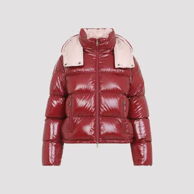 Moncler Niveole Quilted Down Jacket For Women In Red