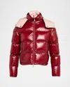 Moncler Niveole Short Down Jacket In Multi