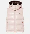 Moncler Niverolle Sleeveless Puffer Jacket In Pink