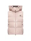 Moncler Niverolle Sleeveless Puffer Jacket In Pink