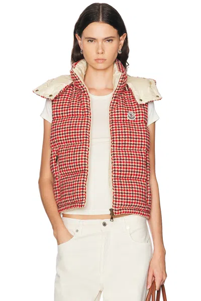Moncler Niverolle Vest In Check Print