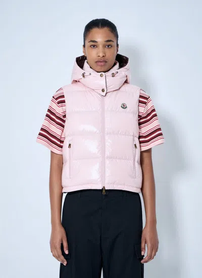 Moncler Niverolle Vest In Pink