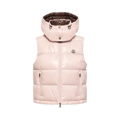 Pre-owned Moncler Niverolle Vest 'pink' | Women's Size 2