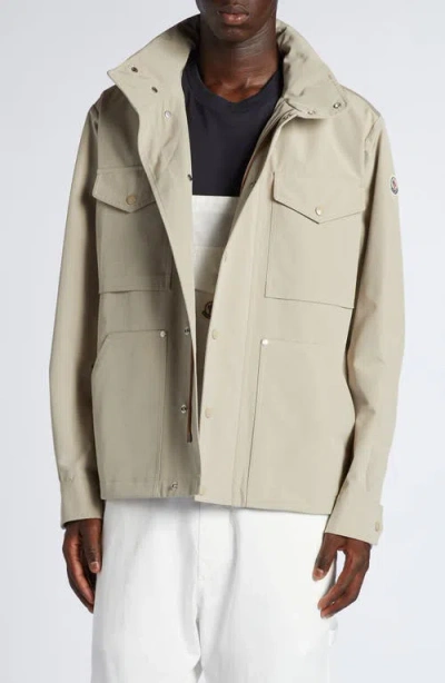 Moncler Noues Field Jacket Beige In Sponge