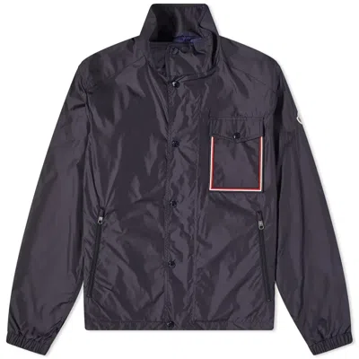 Pre-owned Moncler Nw  Nylon Jacket Rappeneau 1a00148 68352 Reversible Blue W/code