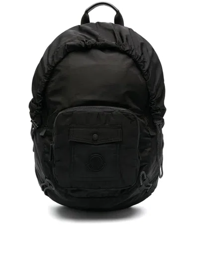 Moncler Nylon Backpack In Black