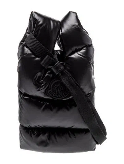 Pre-owned Moncler Nylon Backpack In Black