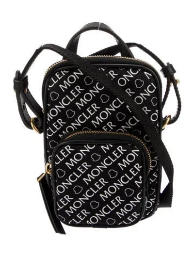 Pre-owned Moncler Nylon Backpack In Black