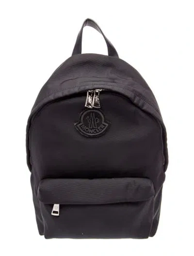 Pre-owned Moncler Nylon Backpack In Black
