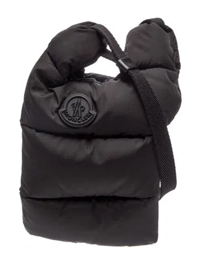 Pre-owned Moncler Nylon Backpack In Black