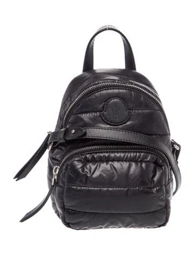 Pre-owned Moncler Nylon Backpack In Black