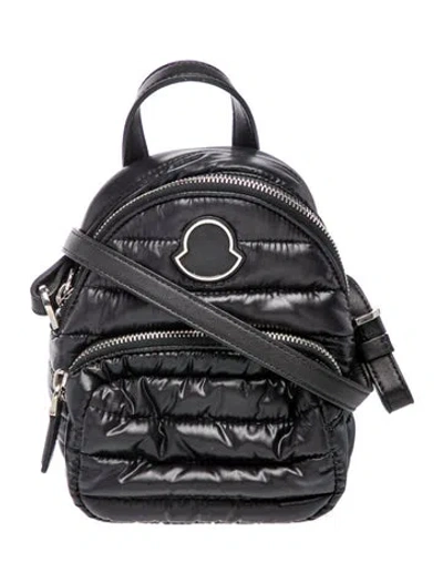 Pre-owned Moncler Nylon Backpack In Black