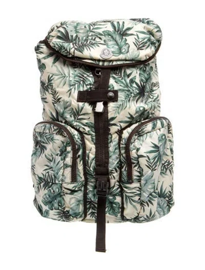 Pre-owned Moncler Nylon Backpack In Multi