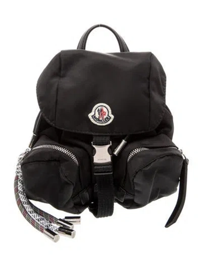 Pre-owned Moncler Nylon Backpack In White