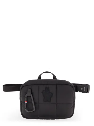 MONCLER NYLON BELT BAG WITH EMBOSSED LOGO
