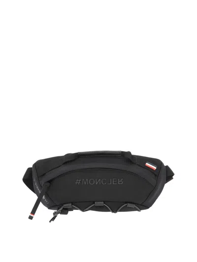 Moncler Nylon Belt Handbag In Black