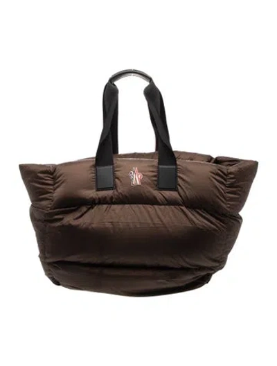 Pre-owned Moncler Nylon Caradoc Aspen In Brown