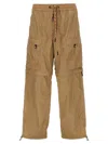 Moncler Grenoble Nylon Cargo Pants In Beige