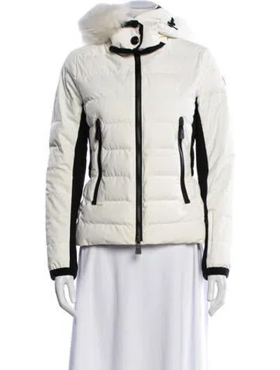 Pre-owned Moncler Nylon Colorblock Pattern Jacket In Multi