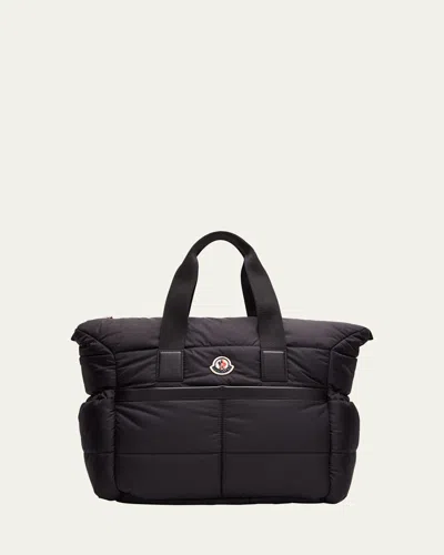 Moncler Nylon Diaper Bag In Black