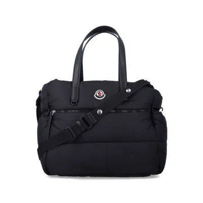 Moncler Nylon Diaper Bag Black Polyamide Shoulder