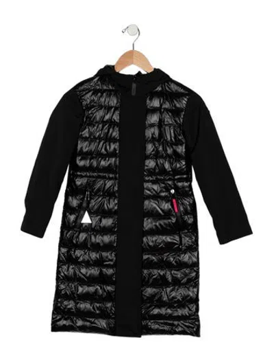 Pre-owned Moncler Kids' Nylon Down Coat In Black
