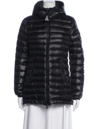 Pre-owned Moncler Nylon Down Coat W/ Tags In Black