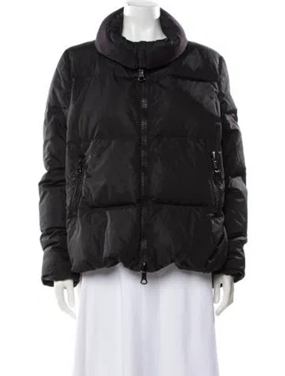 Pre-owned Moncler Nylon Down Jacket In Black