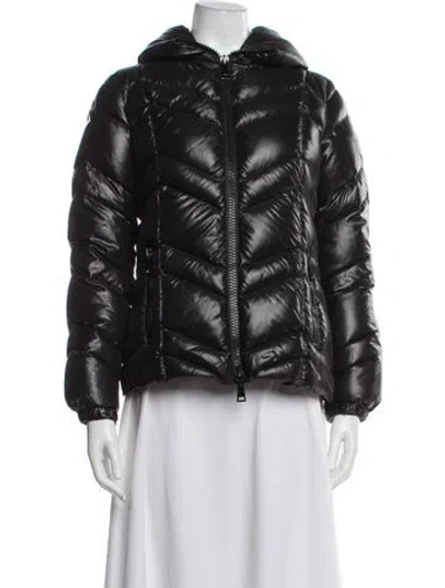 Pre-owned Moncler Nylon Down Jacket In Black