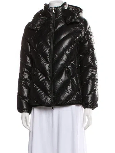 Pre-owned Moncler Nylon Down Jacket In Black