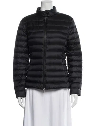 Pre-owned Moncler Nylon Down Jacket In Black