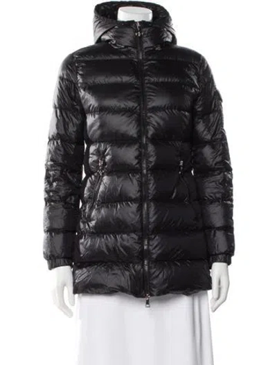 Pre-owned Moncler Nylon Down Jacket In Black