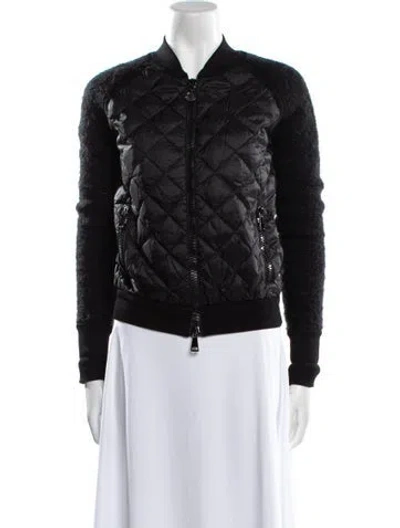 Pre-owned Moncler Nylon Down Jacket In Black