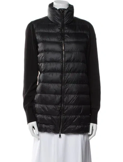 Pre-owned Moncler Nylon Down Jacket In Black