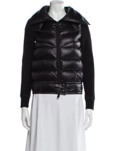Pre-owned Moncler Nylon Down Jacket In Black