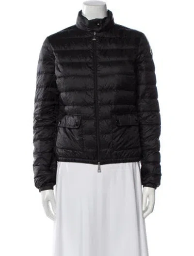 Pre-owned Moncler Nylon Down Jacket In Black