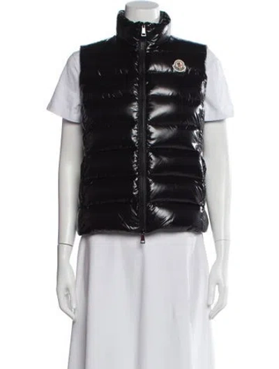 Pre-owned Moncler Nylon Down Jacket In Black