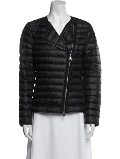 Pre-owned Moncler Nylon Down Jacket In Black