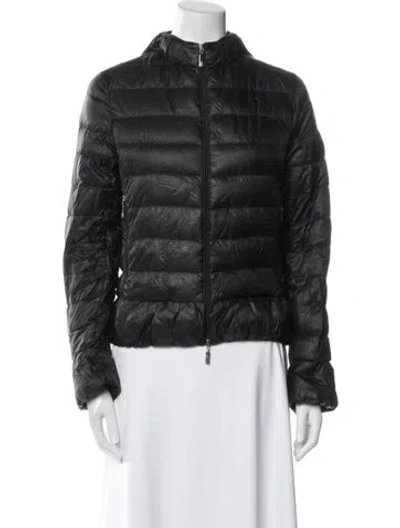 Pre-owned Moncler Nylon Down Jacket In Black