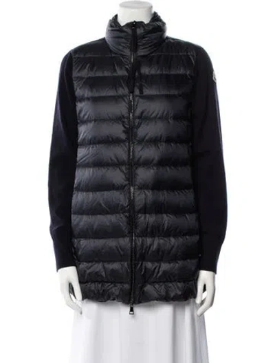 Pre-owned Moncler Nylon Down Jacket In Black