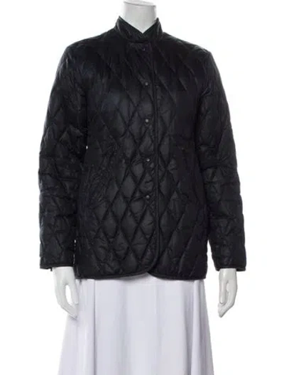 Pre-owned Moncler Nylon Down Jacket In Black