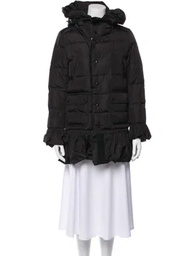 Pre-owned Moncler Nylon Down Jacket In Black