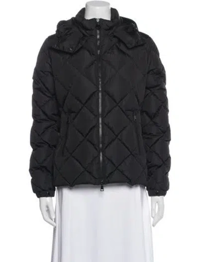Pre-owned Moncler Nylon Down Jacket In Black